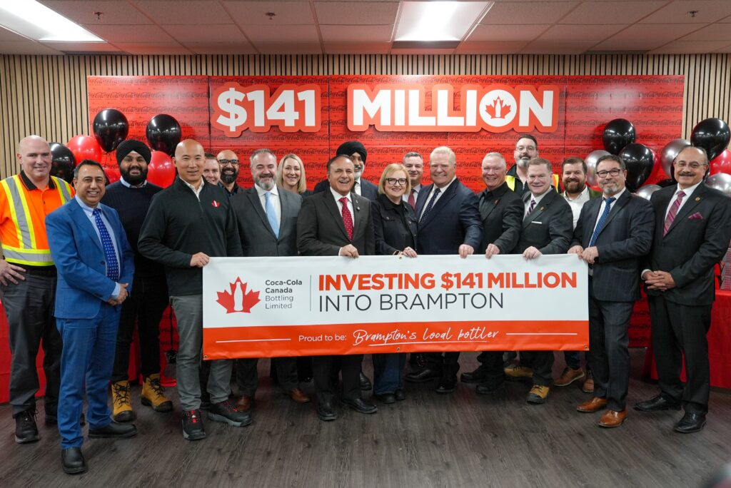 Coke Canada to add Brampton production line