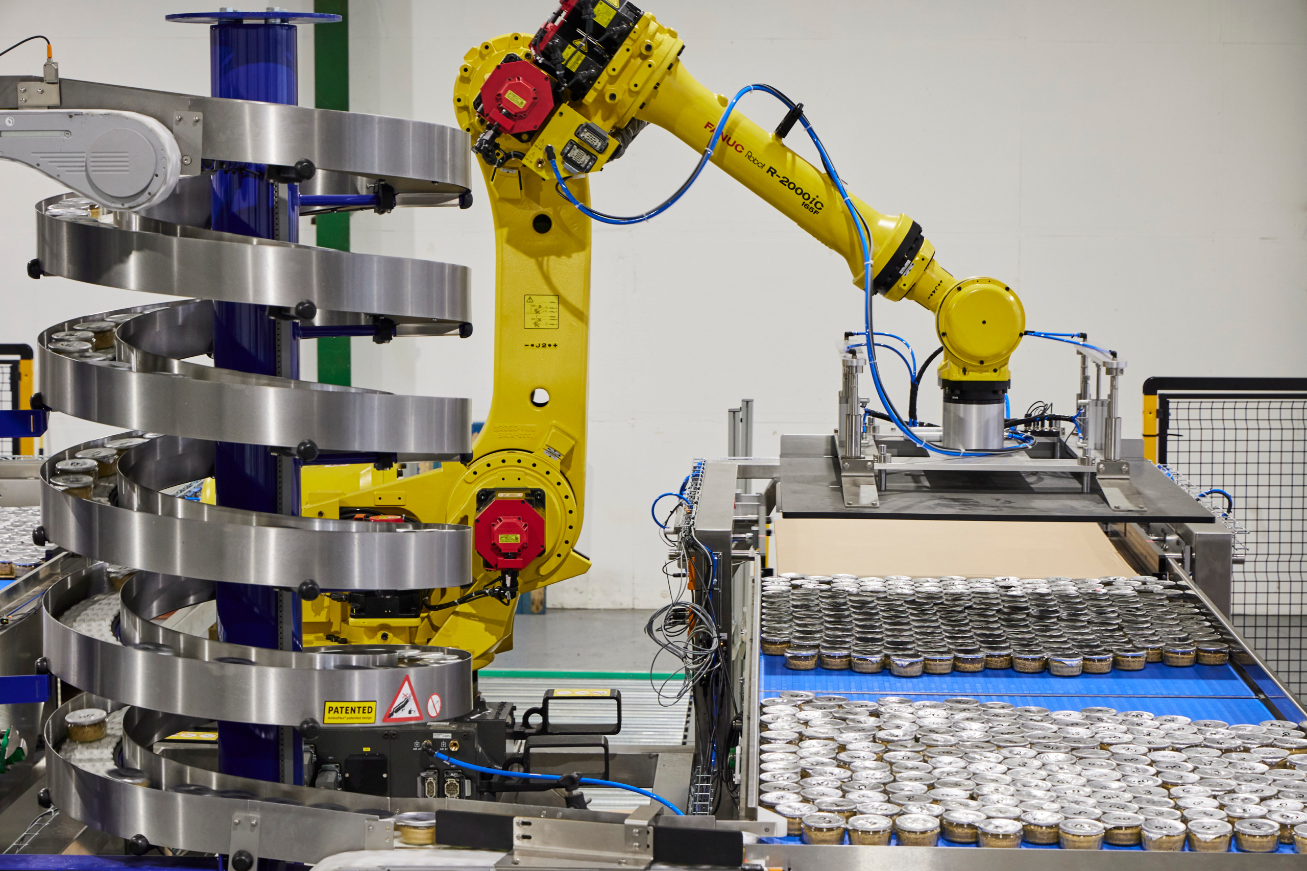 FANUC robots lift packing capacity