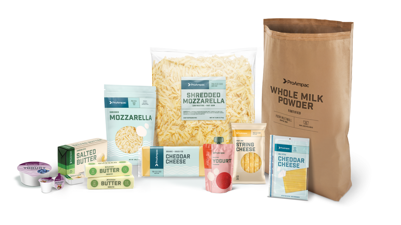 ProAmpac expands dairy packaging range