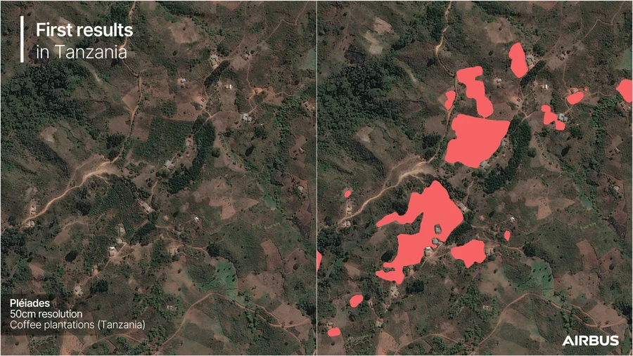 JDE Peet’s and Airbus map coffee plantations from space