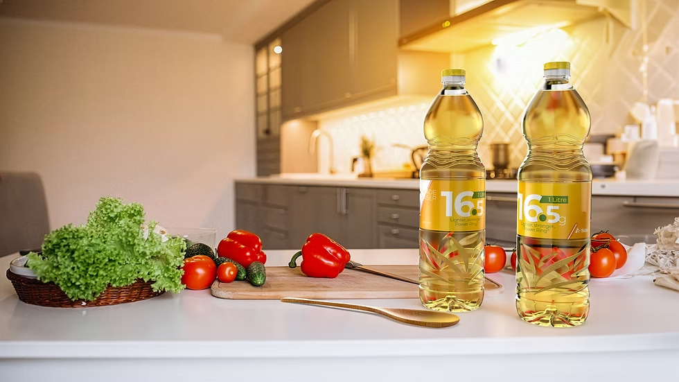 Sidel cuts edible oil bottle weight with laser-blown PET