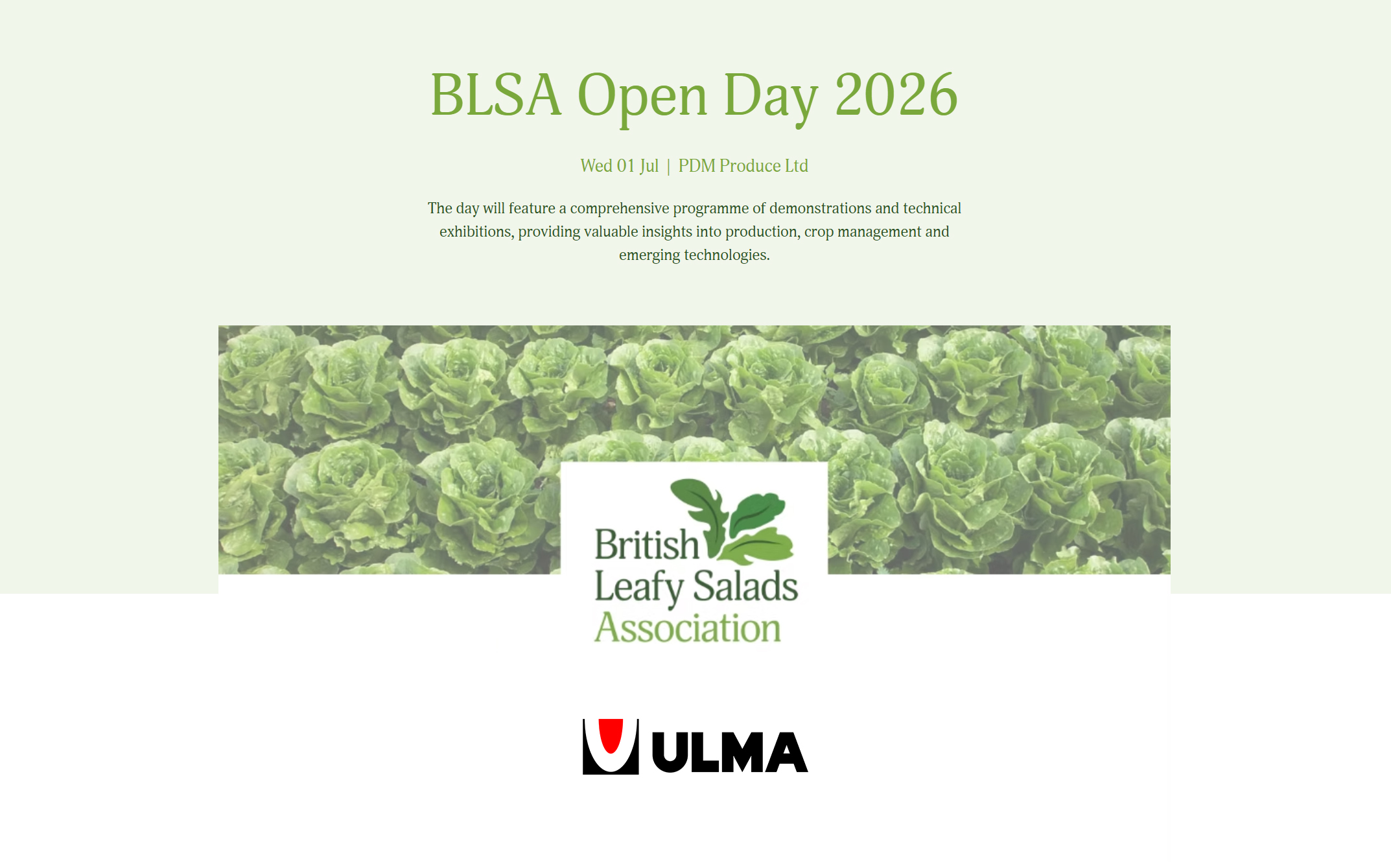 ULMA targets salad packaging with Venturi system ULMA targets salad packaging with Venturi system