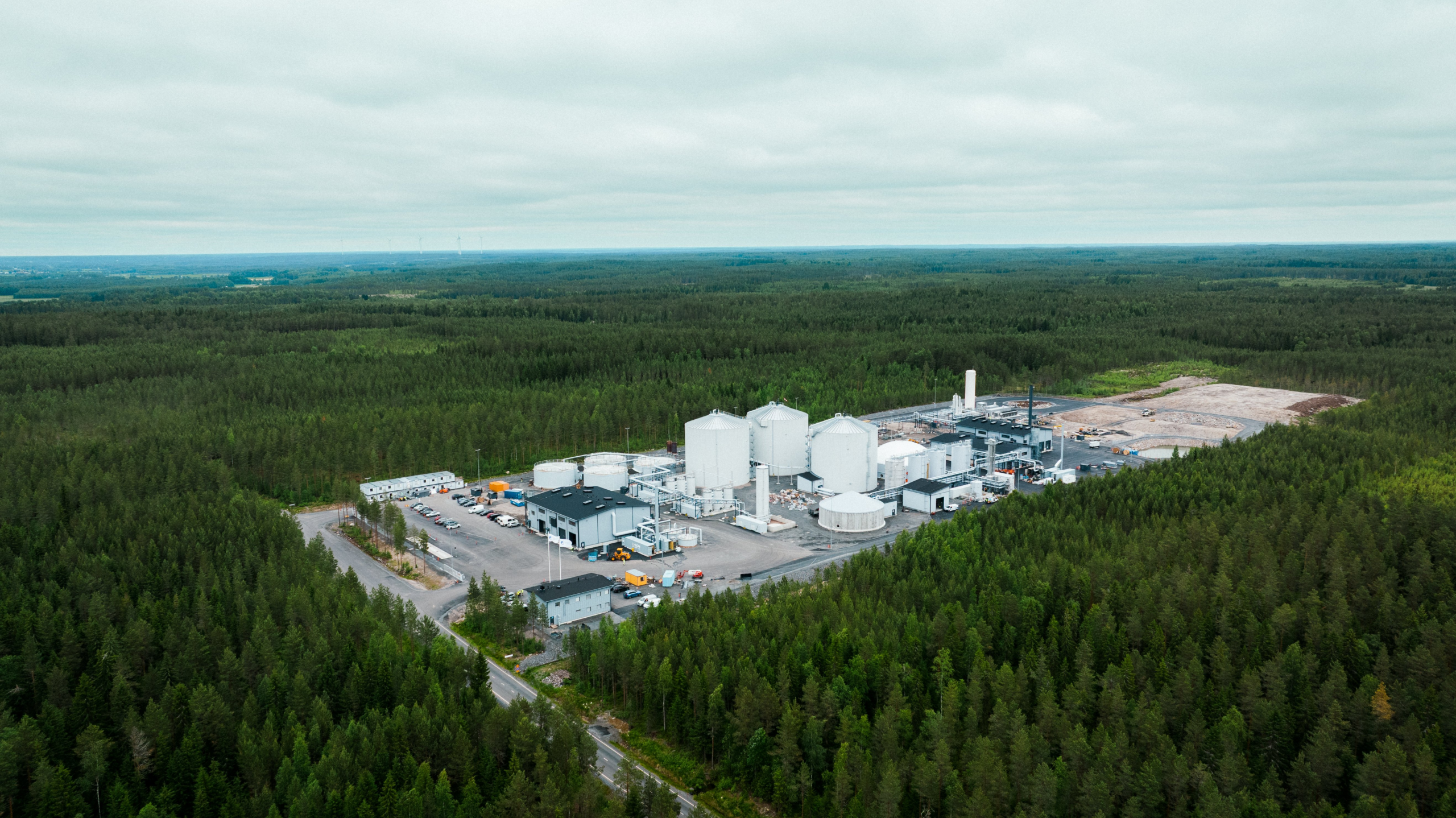 Nurmo biogas plant links food residues to fuel