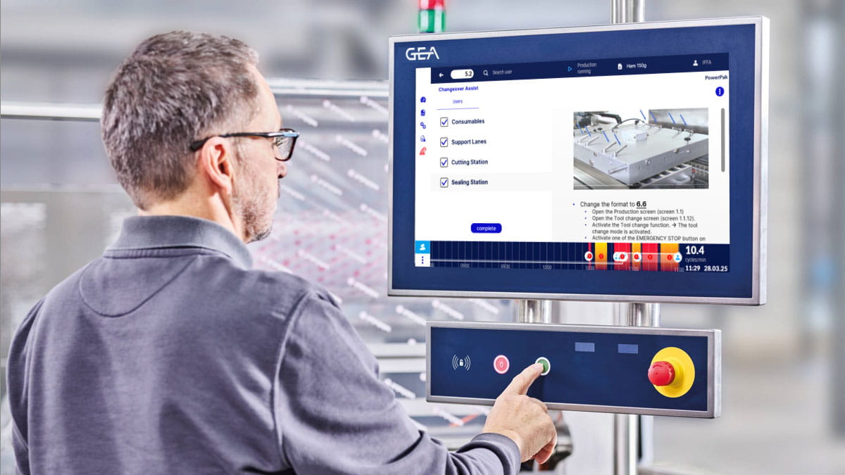 GEA standardises food equipment changeovers digitally