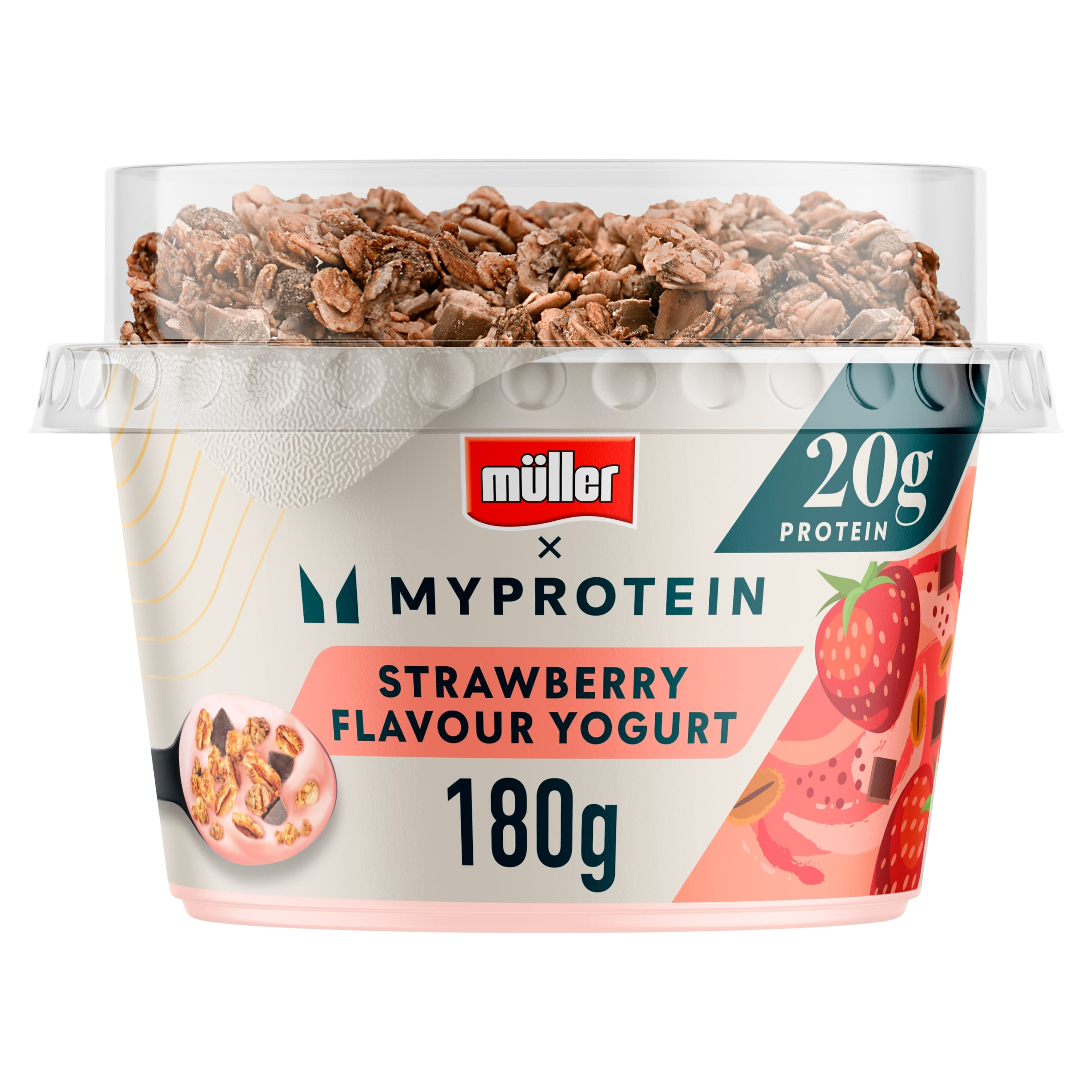 Müller and Myprotein expand dairy range with 20g protein yoghurts