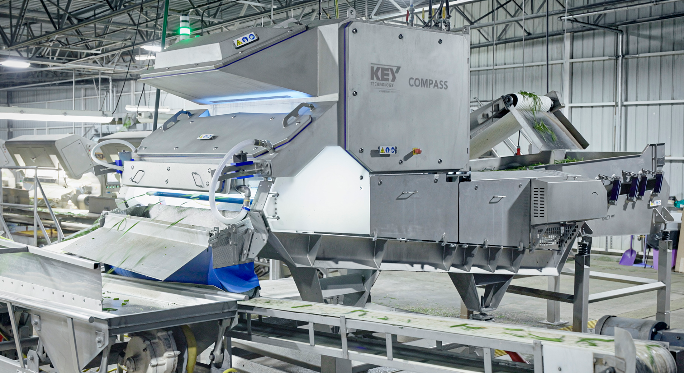 Key Technology expands COMPASS optical sorting platform
